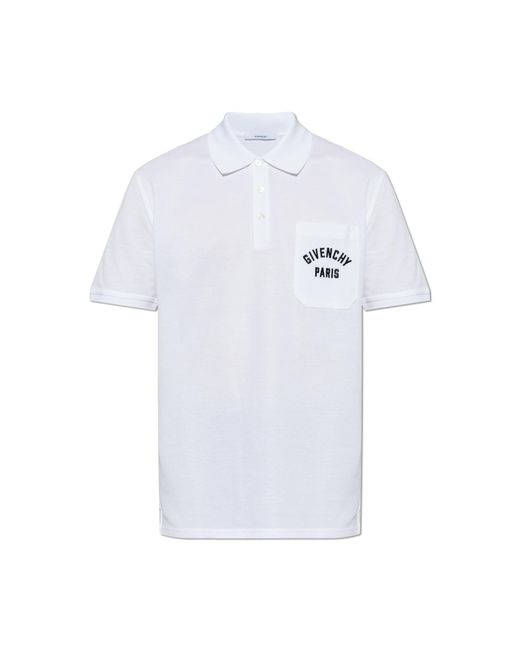 Givenchy Green Polo With Logo for men