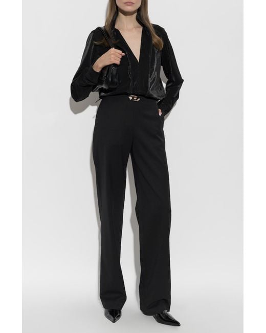 DIESEL Black 'P-Relais' Trousers