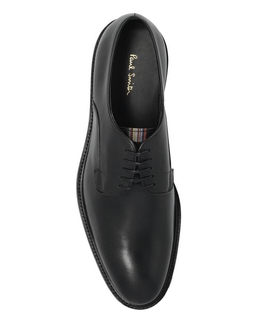 Paul Smith Black Leather Shoes for men