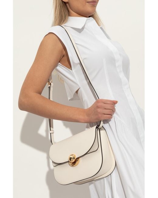 Furla White Shoulder Bag Sfera Small