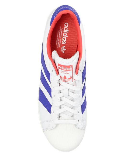 Adidas Originals White 'Superstar 82 W' Sports Shoes for men