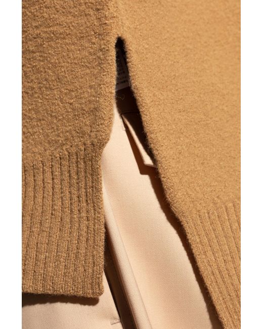 Jil Sander White Wool Sweater for men