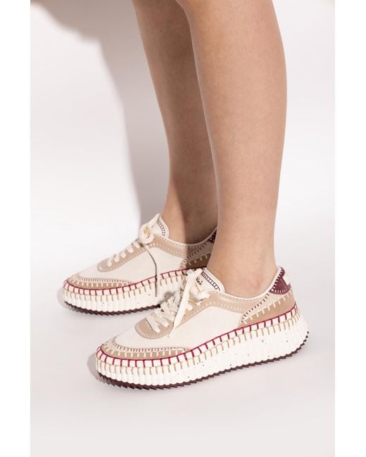 Chloé Natural 'Nama' Sports Shoes