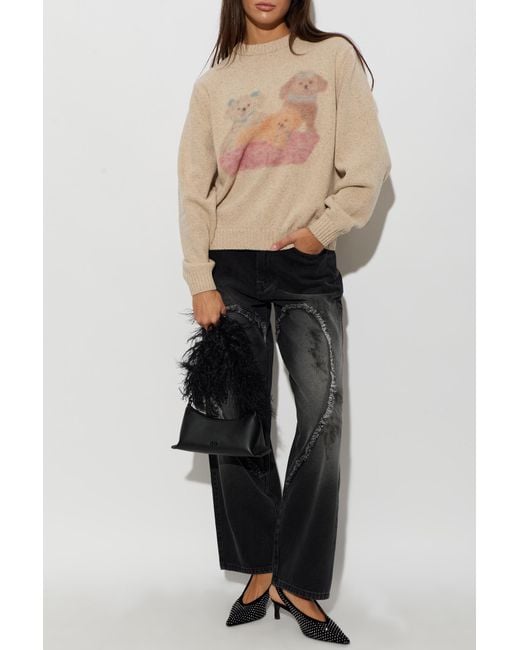 Carne Bollente Black Jeans With A Vintage Effect