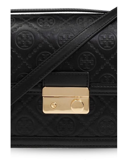 Tory Burch Black Shoulder Bag T-Monogram