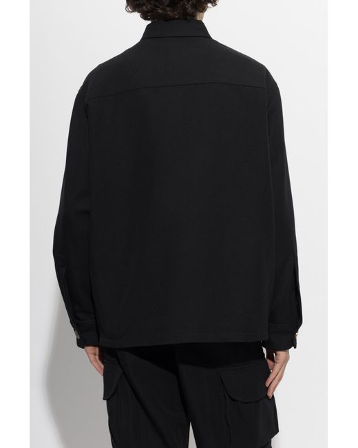 Balmain Black Wool Jacket for men