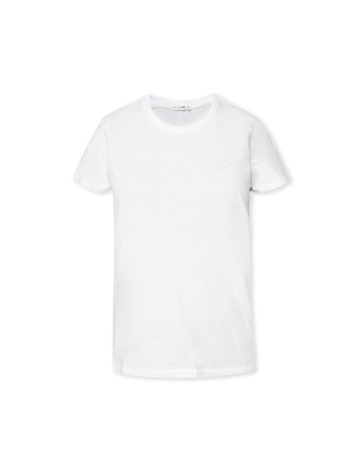 Rag & Bone White Crewneck T-Shirt