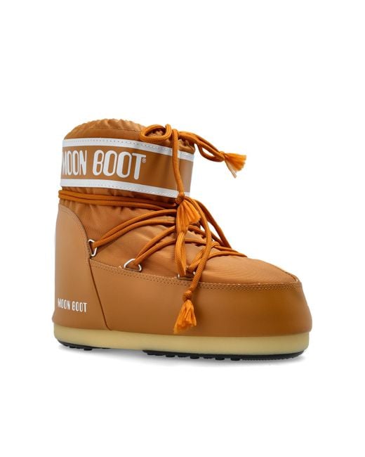 Moon Boot Brown Snow Boots 'Icon Low Nylon'