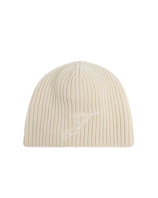 Jacquemus Natural Woolen Hat 'Espiral'