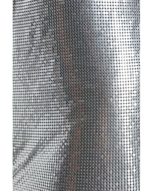 Versace Gray Sequin Skirt