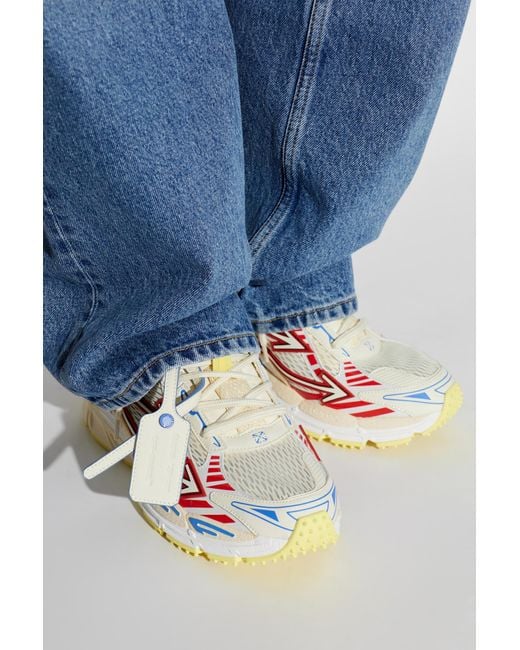 Off-White c/o Virgil Abloh Blue 'Be Right Back Mesh' Sports Shoes for men