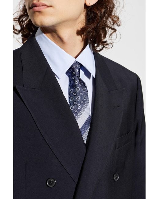 Etro Blue Silk Tie for men