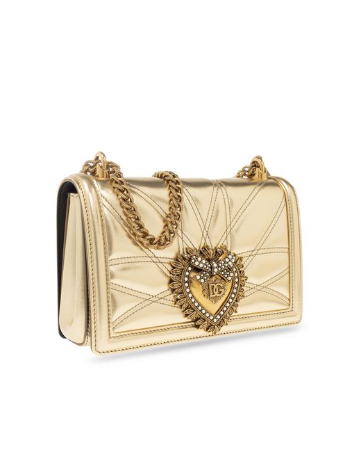 Dolce & Gabbana Natural ‘Devotion Medium’ Shoulder Bag