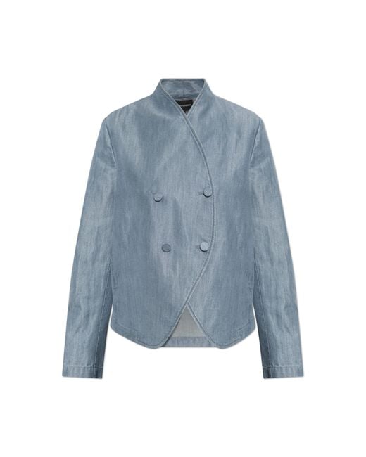Emporio Armani Blue Short Blazer