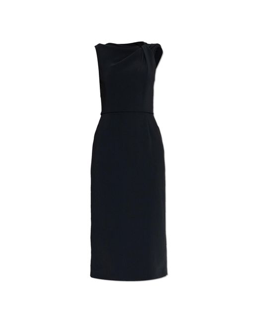 Givenchy Black Draped Dress