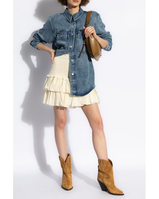 Isabel Marant Natural Skirt 'Naomi'