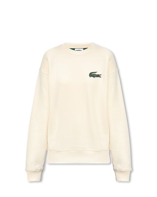 Lacoste Natural Sweatshirt With Patch