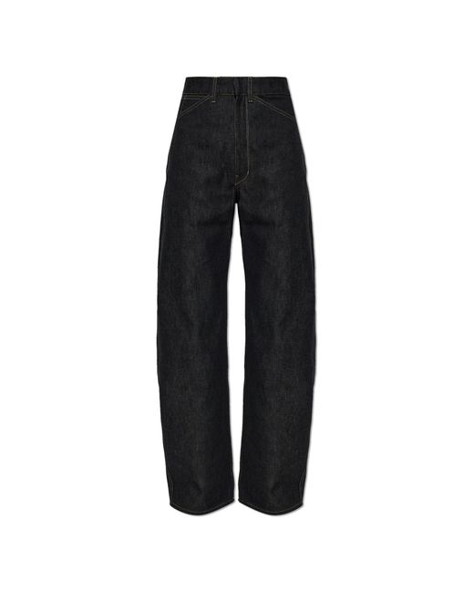 Lemaire Black High-Waisted Jeans