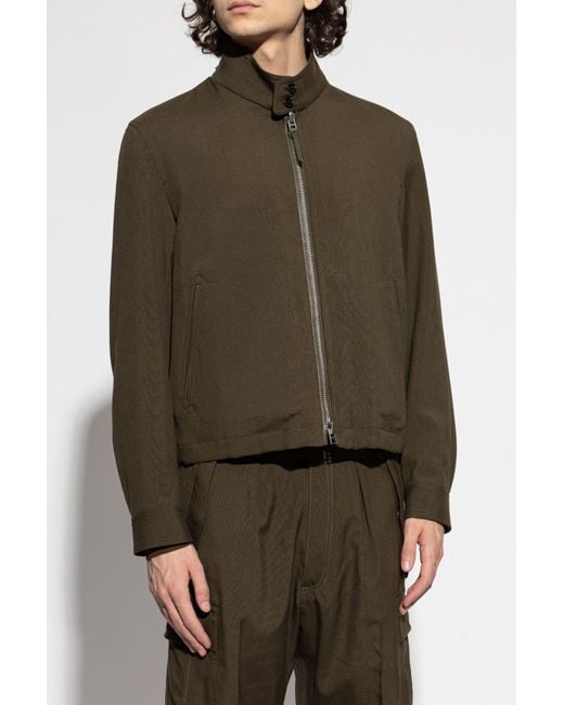 Tom Ford Green Wool Jacket for men