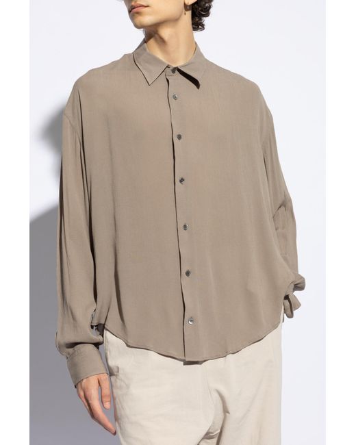 AMI Natural Long Sleeve Shirt, for men