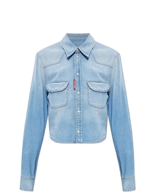 DSquared² Blue Denim Shirt