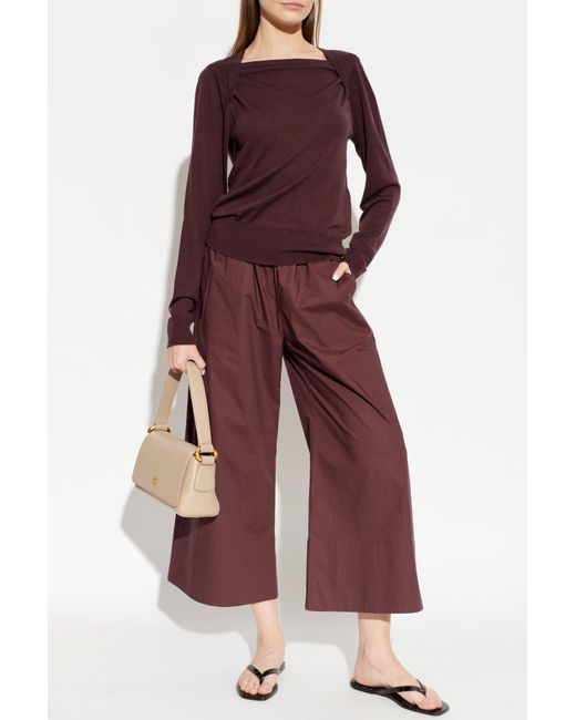 By Malene Birger Purple Sweater 'Gwen'