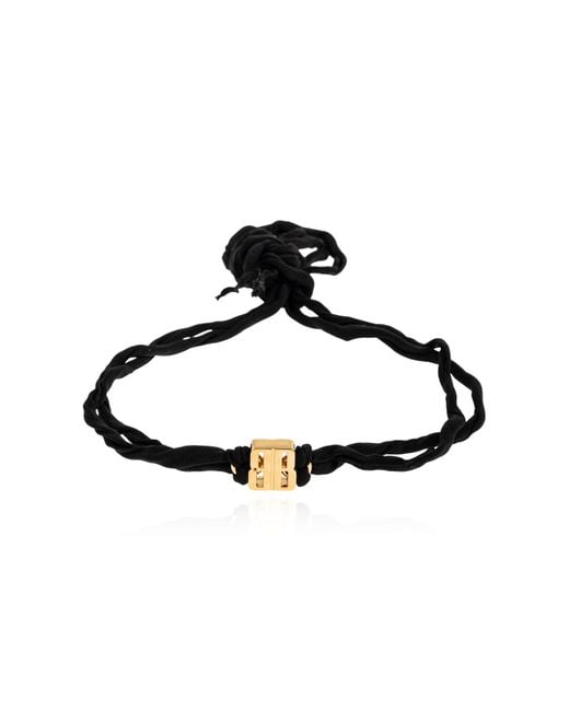 Balenciaga Black Choker With Logo