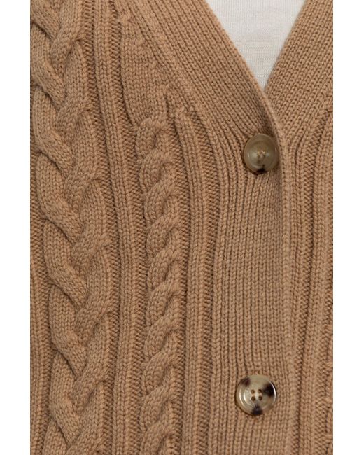 Max Mara Natural Wool Cardigan Calotta