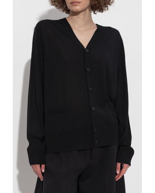 DSquared² Black Wool Cardigan