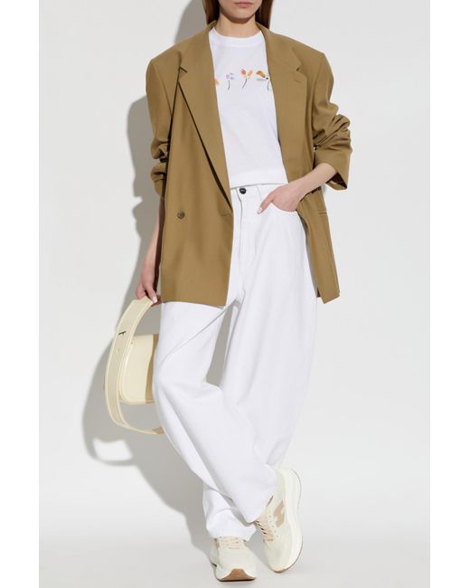 Paul Smith White T-Shirt With Print