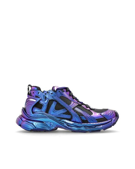 Balenciaga Blue 'Runner' Sports Shoes for men