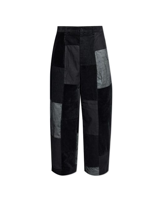 Comme des Garçons Black Trousers Made Of Combined Materials for men