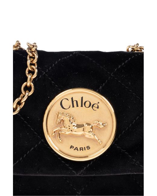 Chloé Gray Shoulder Bag Heritage Small"