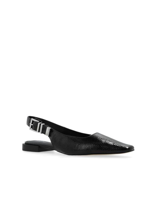 michael kors black leather boots