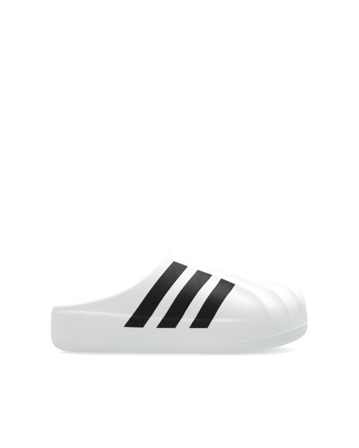Adidas Originals White 'Adifom Superstar Mule' Slides for men