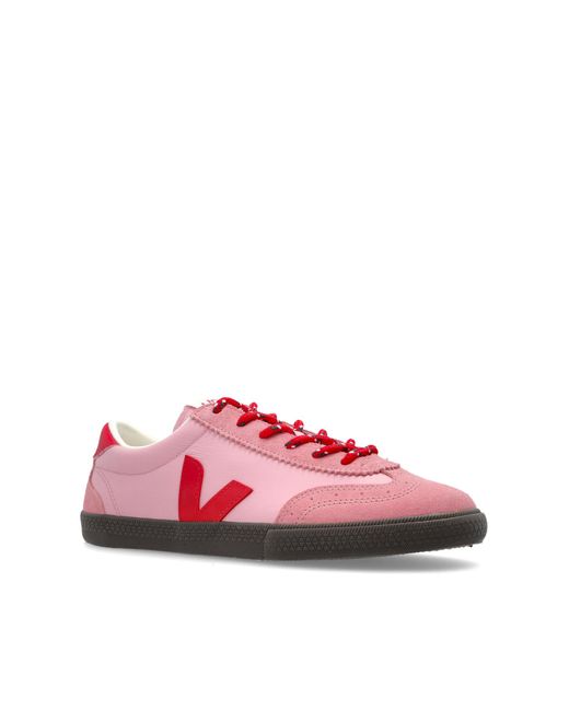 Veja Pink Sports Shoes 'Volley O.T. Leather'