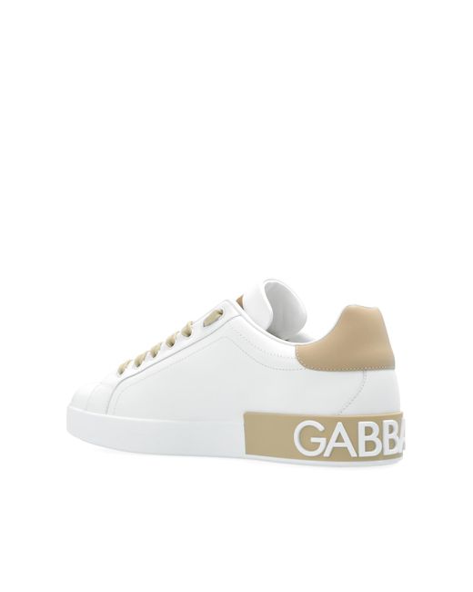 Dolce & Gabbana Brown ‘Portofino’ Sneakers for men