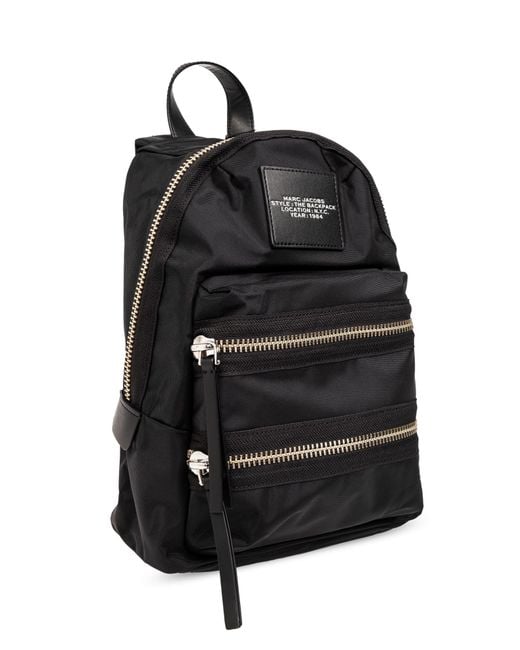 Marc Jacobs Black 'The Biker Medium' Backpack