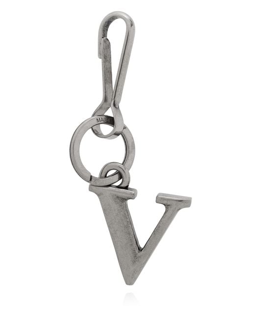 Balenciaga Metallic Keychain With Charm