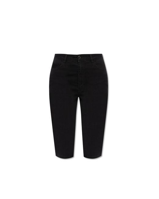 Gestuz Black Denim Shorts Gzrivy