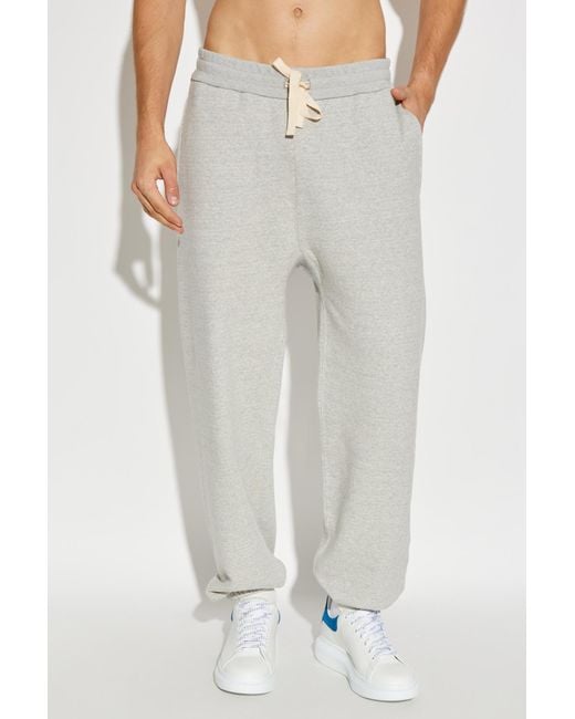 Jil Sander Gray Sweatpants for men