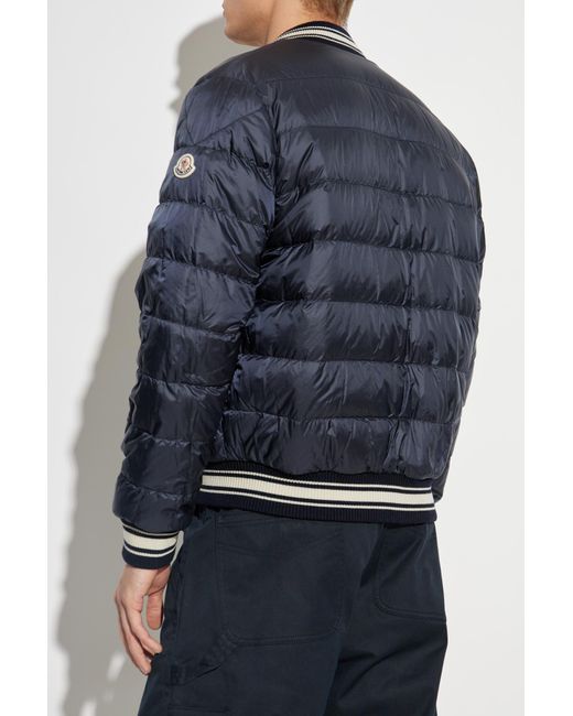 Moncler Blue Reversible Jacket "Vennes" for men