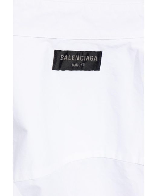 Balenciaga Gray Shirt With A Pocket for men