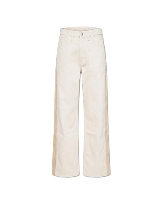 Rag & Bone Natural Straight-Leg Jeans
