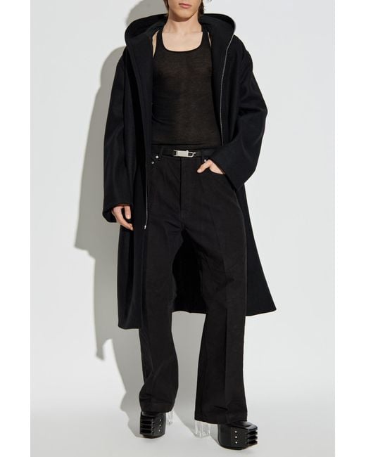 Rick Owens Black Straight-Leg Trousers for men