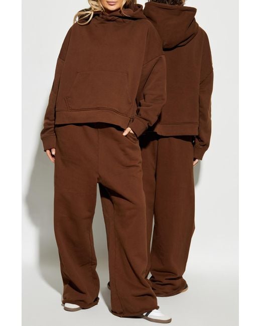 Entire studios Brown Hoodie for men