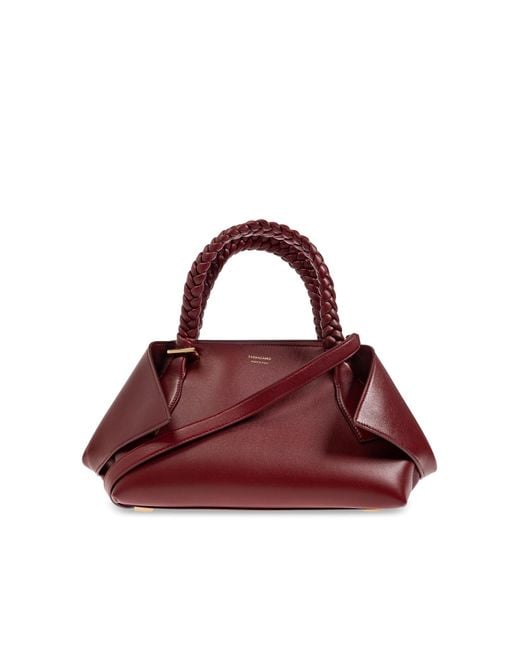 Ferragamo Red Handbag Scarf