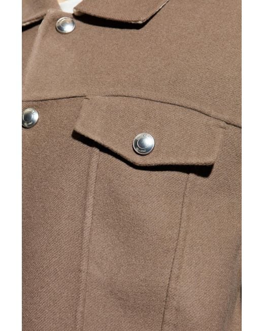 Eleventy Brown Wool Jacket for men