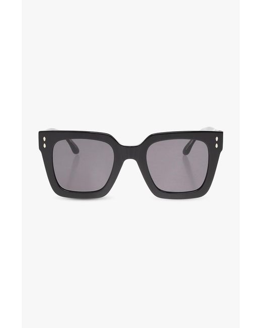 Isabel Marant Black Sunglasses With Logo