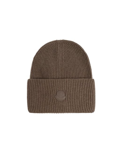 Moncler Brown Wool Hat